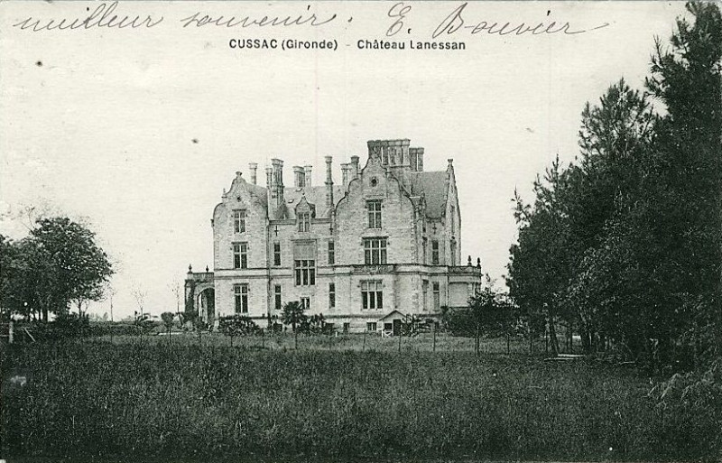 Carte postale ancienne Cussac-Fort-Médoc - château Lanessan 4