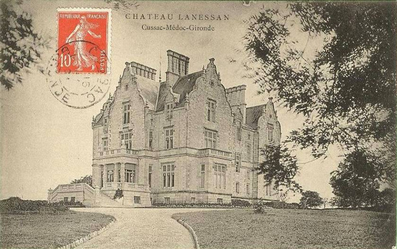 Carte postale ancienne Cussac-Fort-Médoc - château Lanessan 5