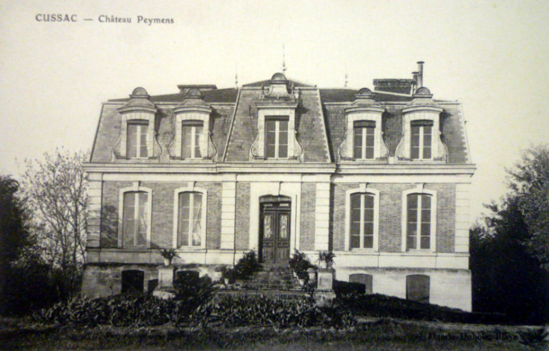 Carte postale ancienne Cussac-Fort-Médoc - château Peymens 1