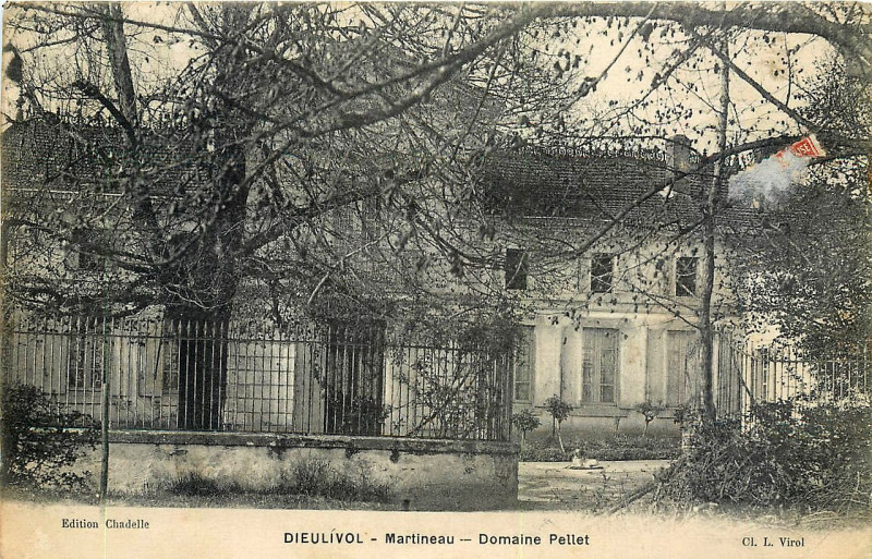 Carte postale ancienne Dieulivol - Domaine Pellet