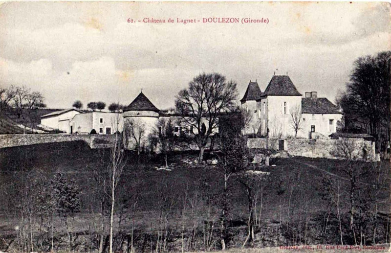Carte postale ancienne Doulezon - château de Lagnet