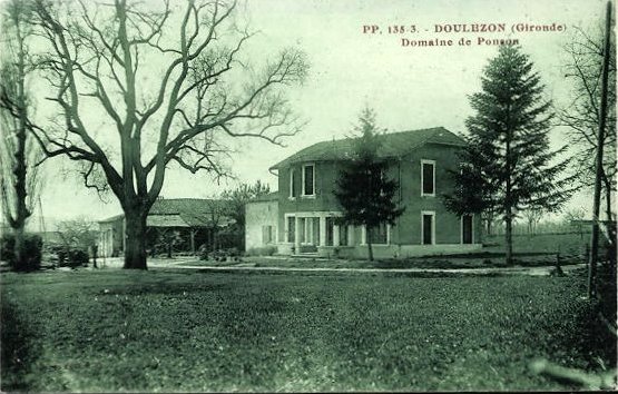 Carte postale ancienne Doulezon - Domaine de Ponson