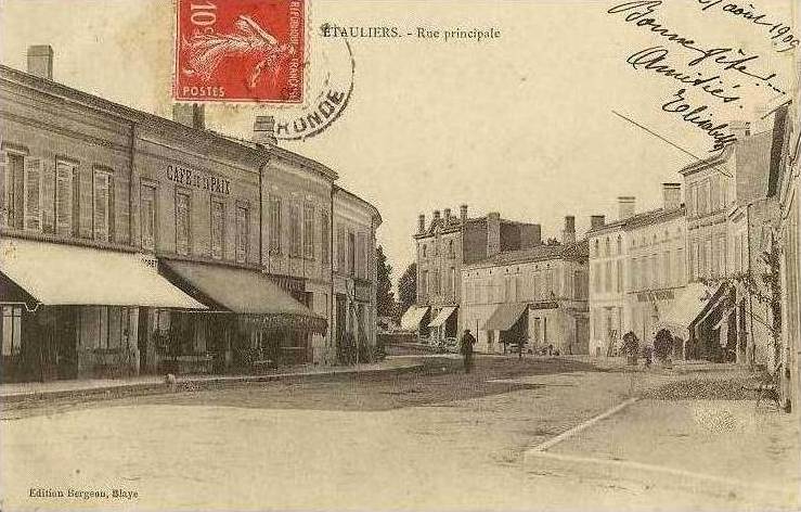 Carte postale ancienne Etauliers - bourg 4