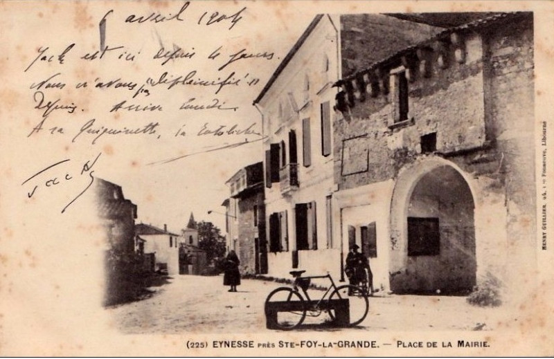Carte postale ancienne Eynesse - bourg 3