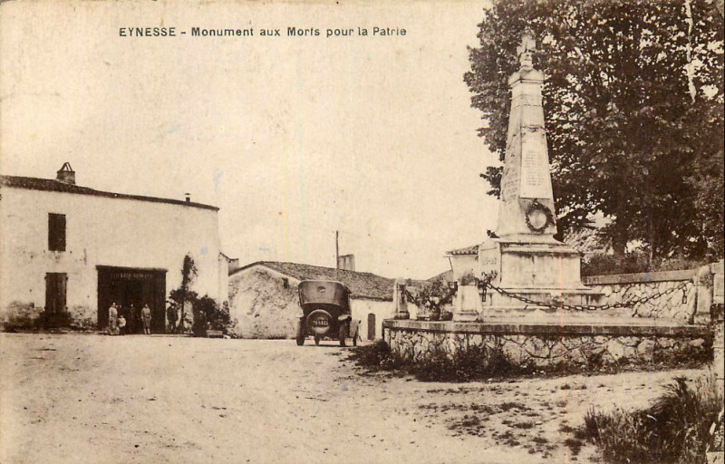Carte postale ancienne Eynesse - bourg 4