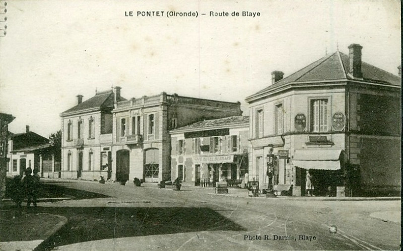 Carte postale ancienne Eyrans - Le-Pontet - bourg 2