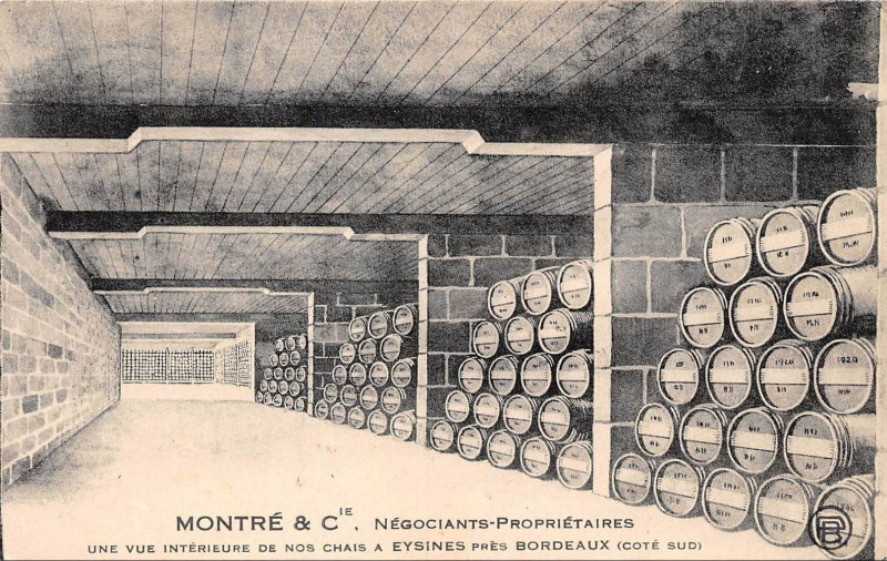 Carte postale ancienne Eysines - établissements Montré et Cie 1