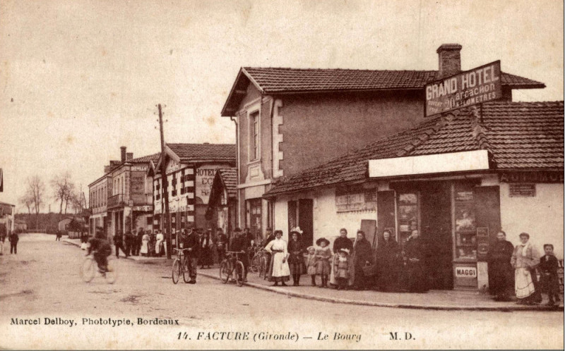 Carte postale ancienne Facture - bourg 1