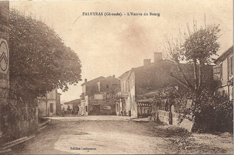 Carte postale ancienne Faleyras - bourg 6