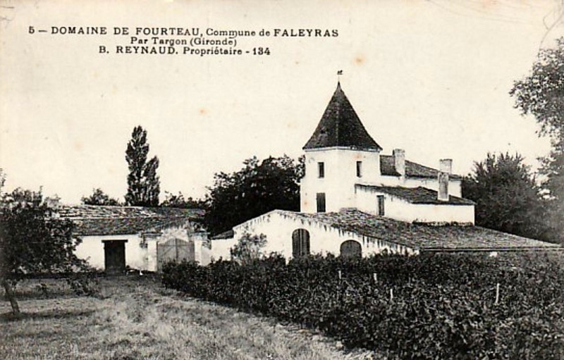 Carte postale ancienne Faleyras - Domaine de Fourteau