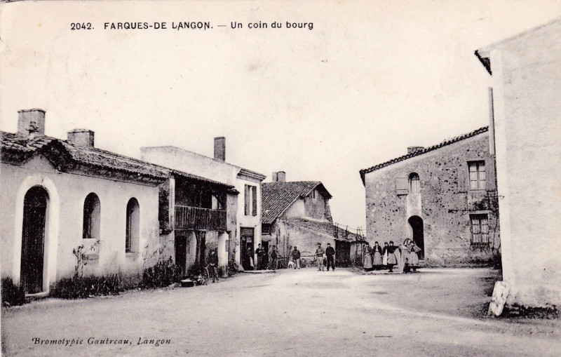 Carte postale ancienne Fargues (Gironde) - bourg 1