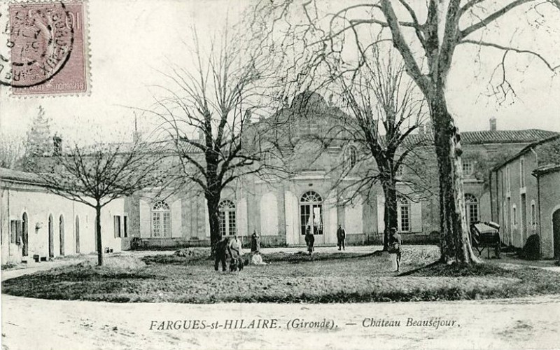 Carte postale ancienne Fargues-Saint-Hilaire - château Beauséjour 1
