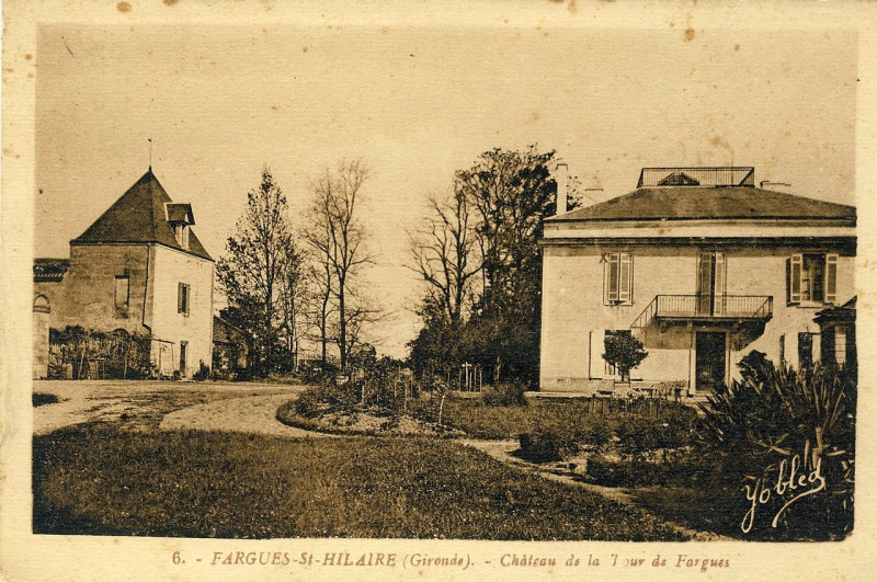 Carte postale ancienne Fargues-Saint-Hilaire - château de la Tour