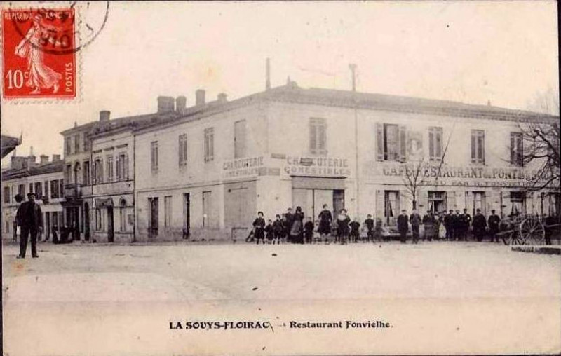 Carte postale ancienne Floirac bourg 3