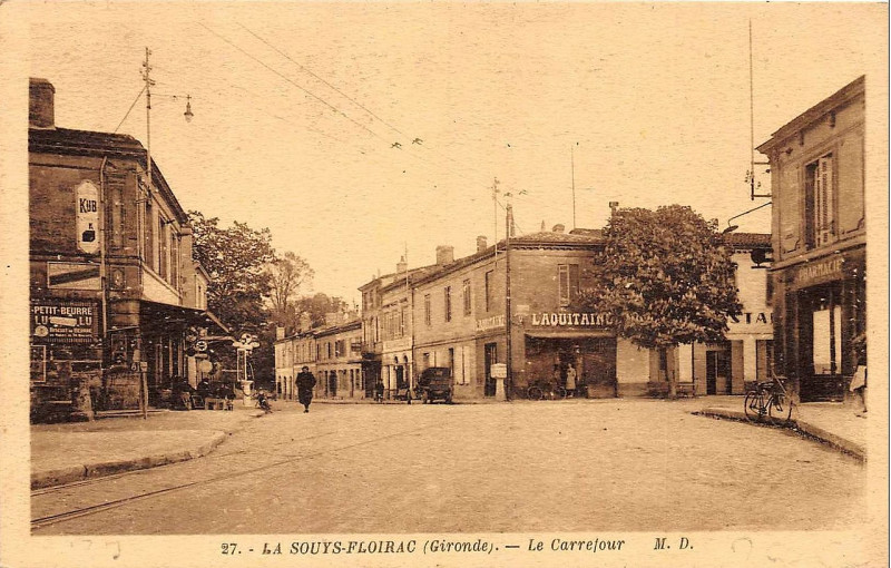 Carte postale ancienne Floirac bourg 4