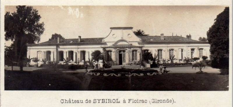 Carte postale ancienne Floirac château-de-Sybirol (cropped)