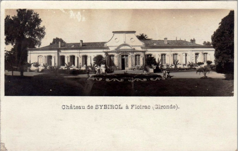 Carte postale ancienne Floirac château-de-Sybirol