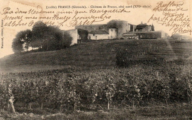 Carte postale ancienne Francs - château 4