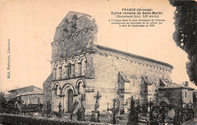 Carte postale ancienne Francs - église 1