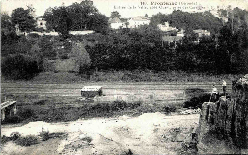 Carte postale ancienne Frontenac - carrière