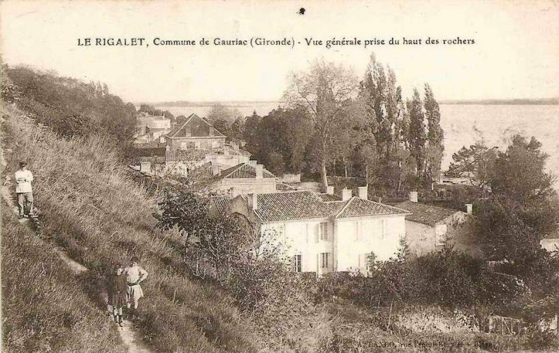 Carte postale ancienne Gauriac - Rigalet - vue générale 7