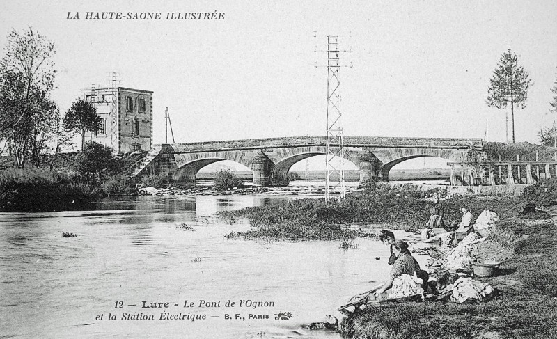 Carte postale ancienne Poste électrique de Lure - 02