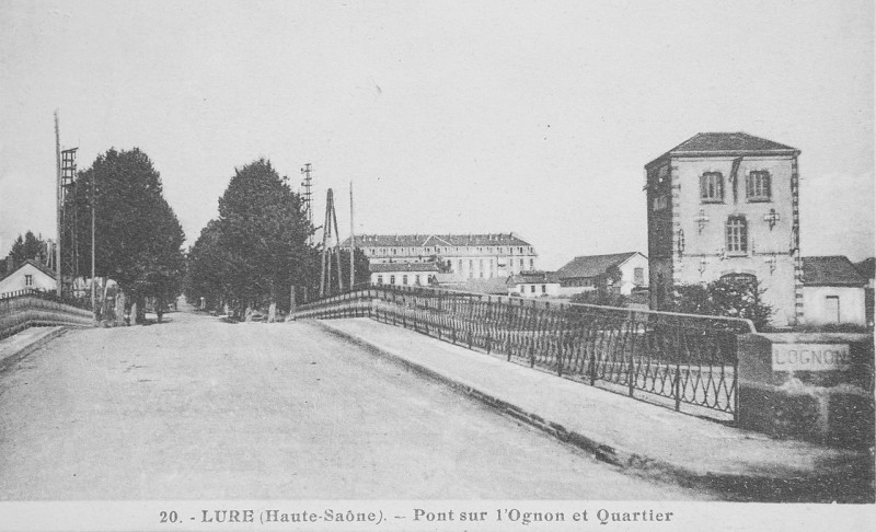 Carte postale ancienne Poste électrique de Lure - 04
