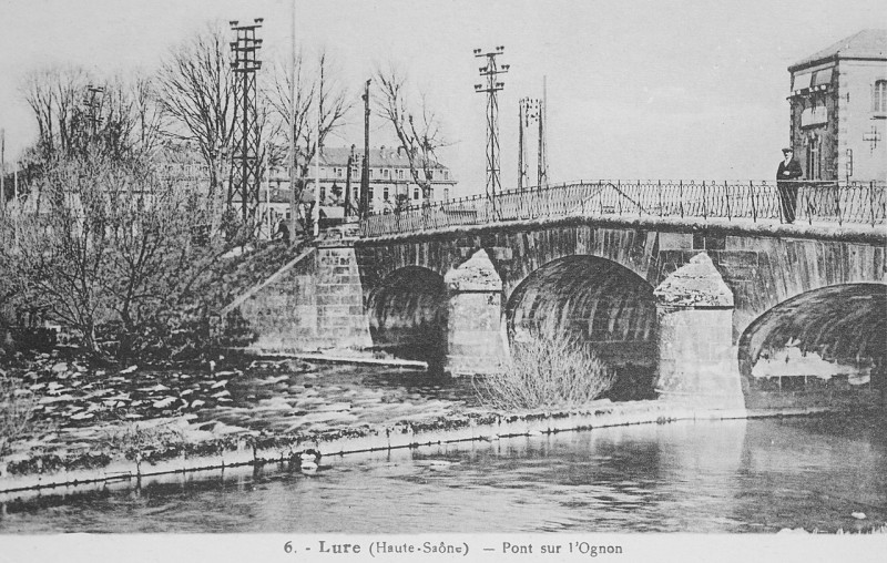 Carte postale ancienne Poste électrique de Lure - 14