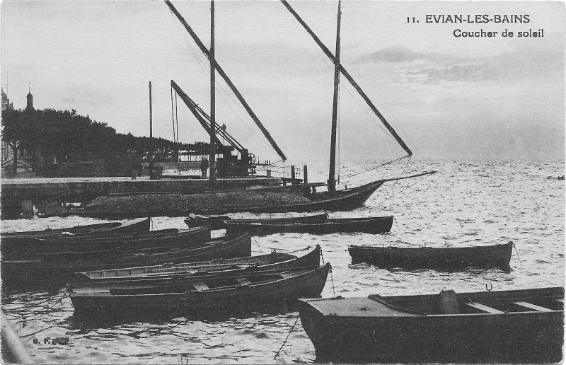Carte postale ancienne Evian-les-Bains postcard