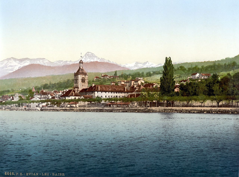 Carte postale ancienne Evian-les-Bains