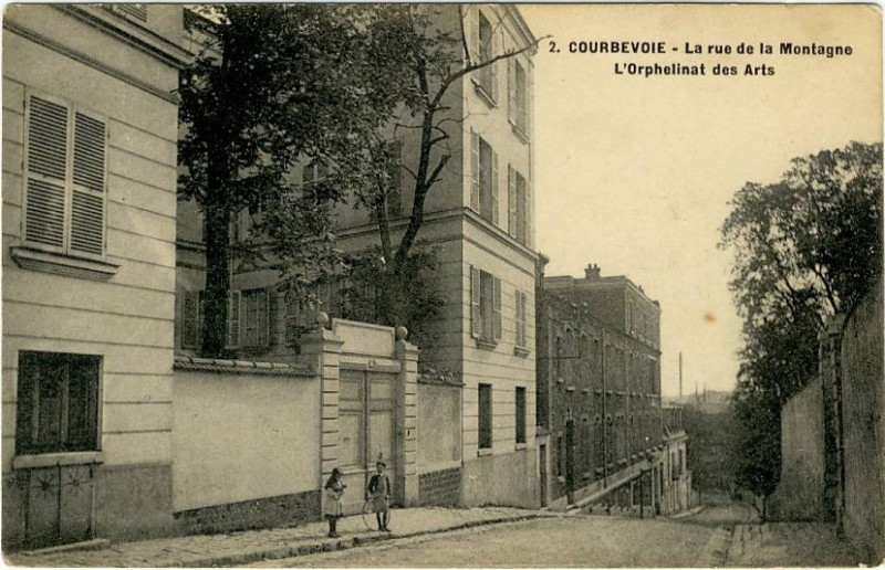 Carte postale ancienne Courbevoie-92-Orphelinat des Arts-01