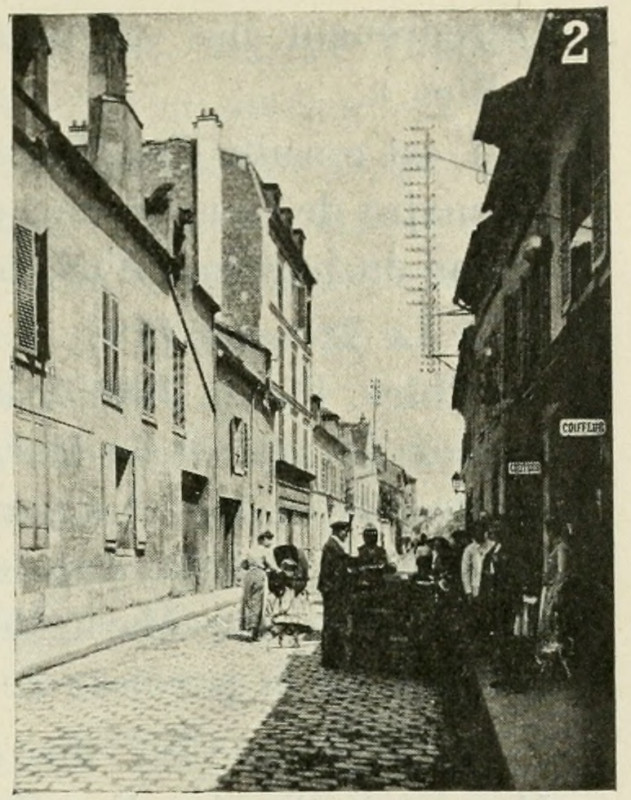 Carte postale ancienne La rue de Colombes