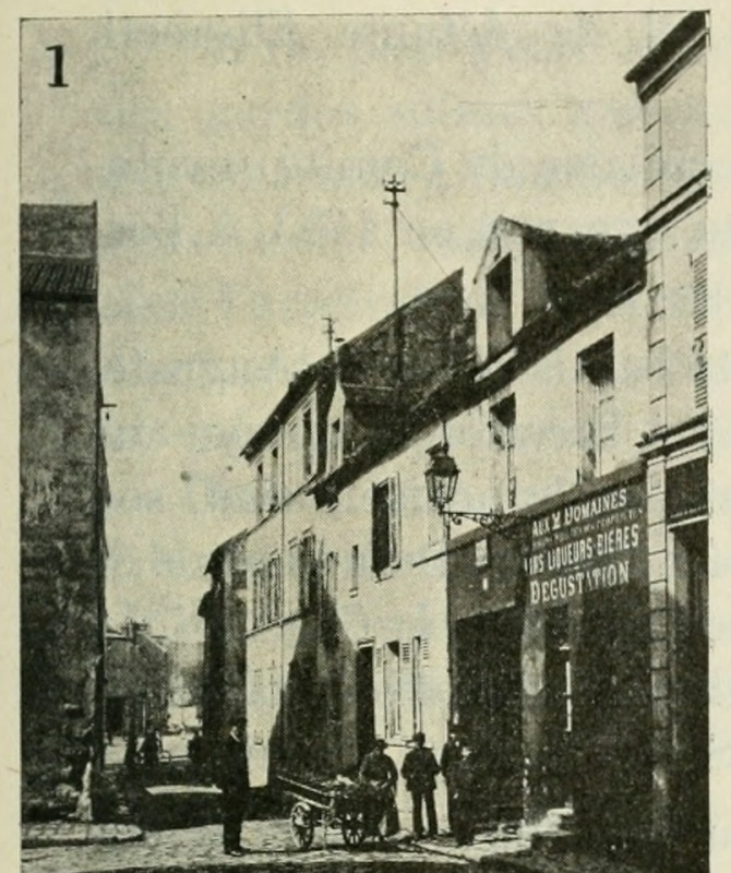 Carte postale ancienne La rue des Boudoux