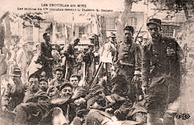 Carte postale ancienne Béziers 1907 17e