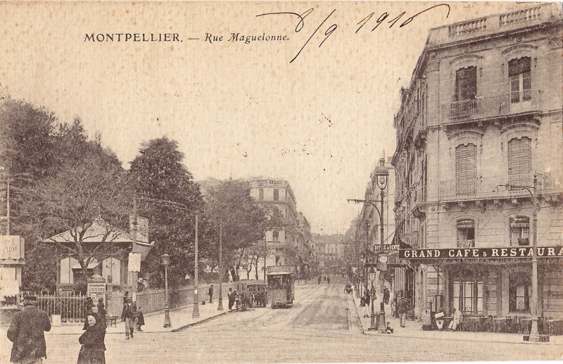 Carte postale ancienne Jeanguette - Montpellier - Rue Maguelonne