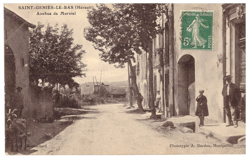 Carte postale ancienne Saint-Genies Carte Ancienne5
