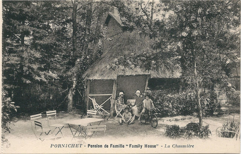 Carte postale ancienne Pornichet-Fr-44-Pension Morisot-b4