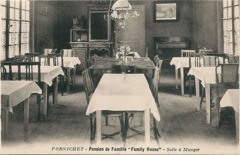 Carte postale ancienne Pornichet-Fr-44-Pension Morisot-b6