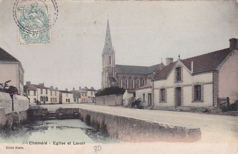 Carte postale ancienne Carte postale ancienne de Chéméré 10