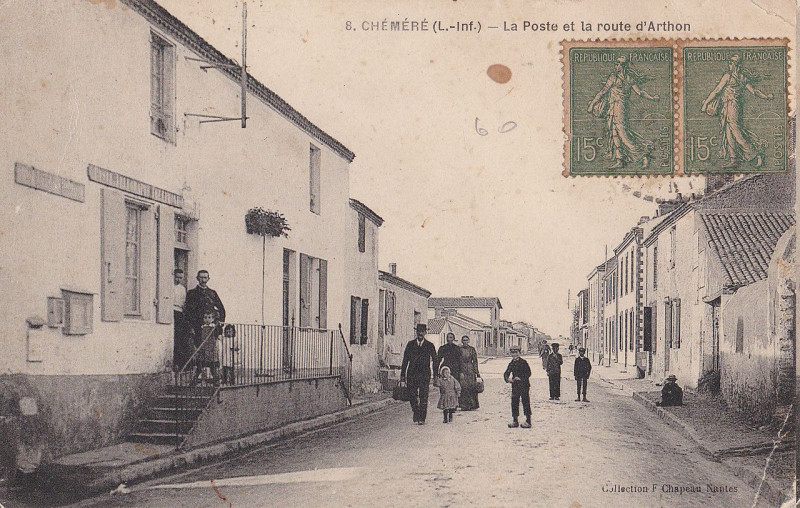 Carte postale ancienne Carte postale ancienne de Chéméré 40