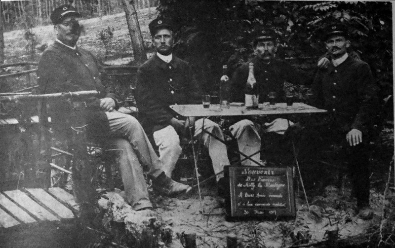 Carte postale ancienne Facteurs Rilly mai 1917 1005421