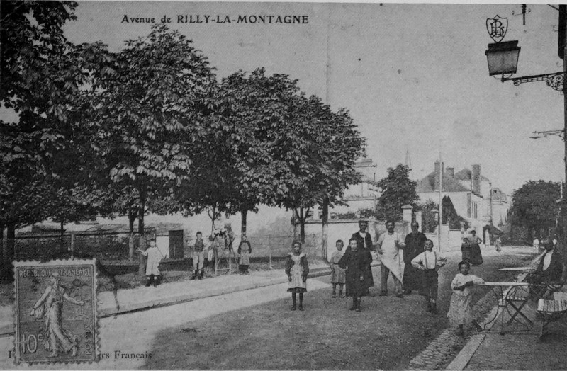 Carte postale ancienne Rilly ancien cimetière 1005399