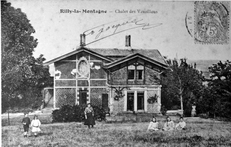 Carte postale ancienne Rilly Chalet vauzillons 1005402