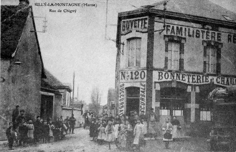 Carte postale ancienne Rilly familistère 1005411