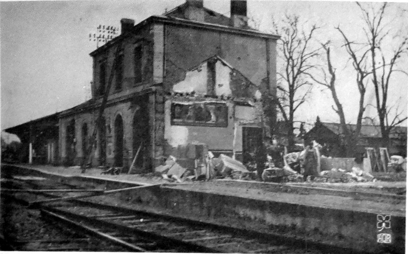 Carte postale ancienne Rilly la gare 2GM 1005441
