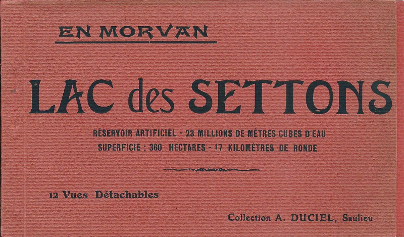 Carte postale ancienne Lac des Settons-Fr-58-carte postale-00
