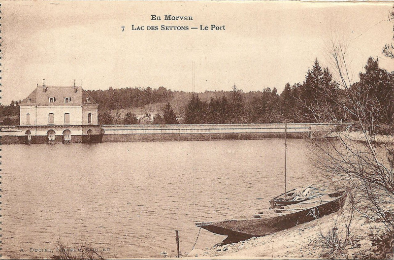 Carte postale ancienne Lac des Settons-Fr-58-carte postale-02