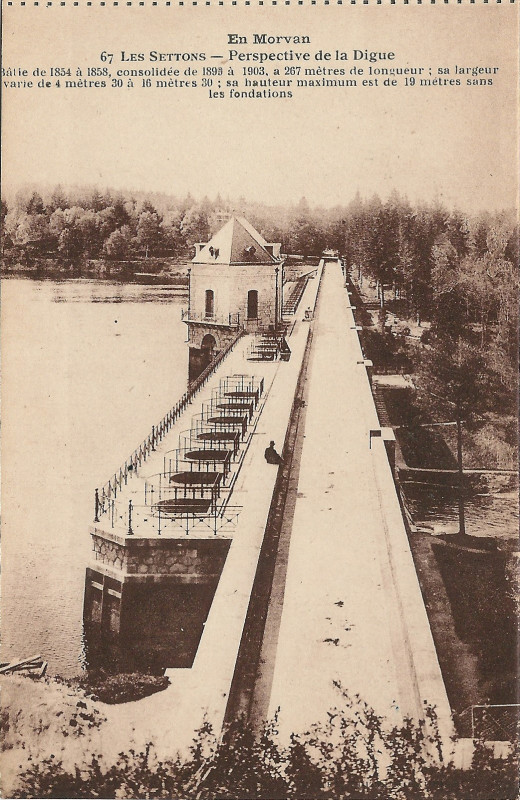 Carte postale ancienne Lac des Settons-Fr-58-carte postale-03
