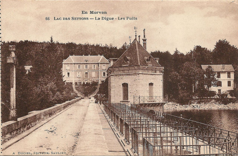 Carte postale ancienne Lac des Settons-Fr-58-carte postale-05