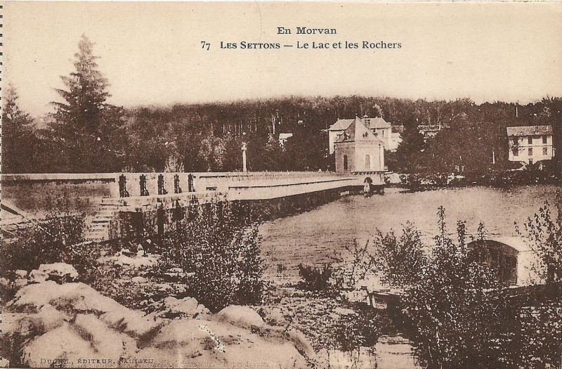 Carte postale ancienne Lac des Settons-Fr-58-carte postale-06